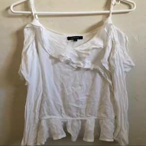 White off the shoulder top